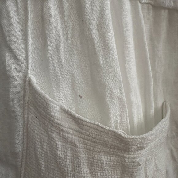 Italian Linen Patchwork Maxi Skirt - Picture 12 of 15